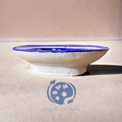 Blue Pottery Soap Dish