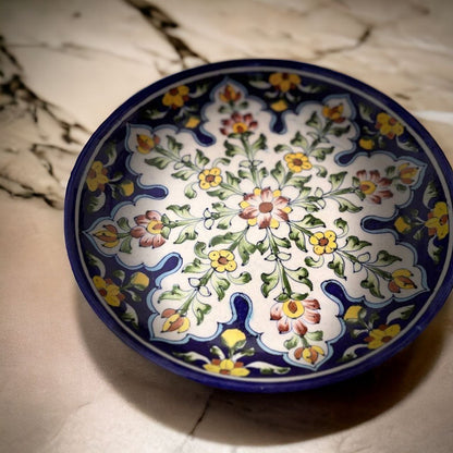 Blue Pottery 10 Inch Plate