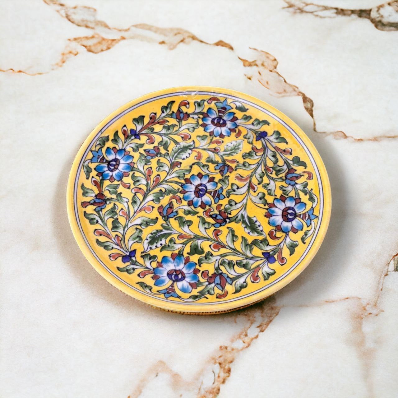 Blue Pottery 10 Inch Plate